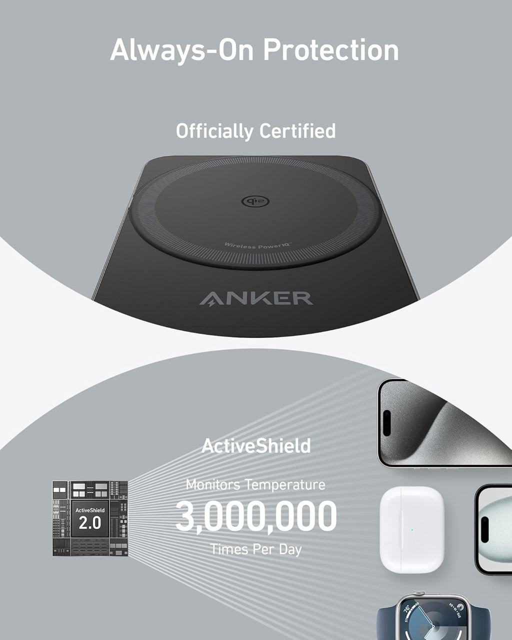 Anker MagGo Foldable 3-in-1 Charging Station