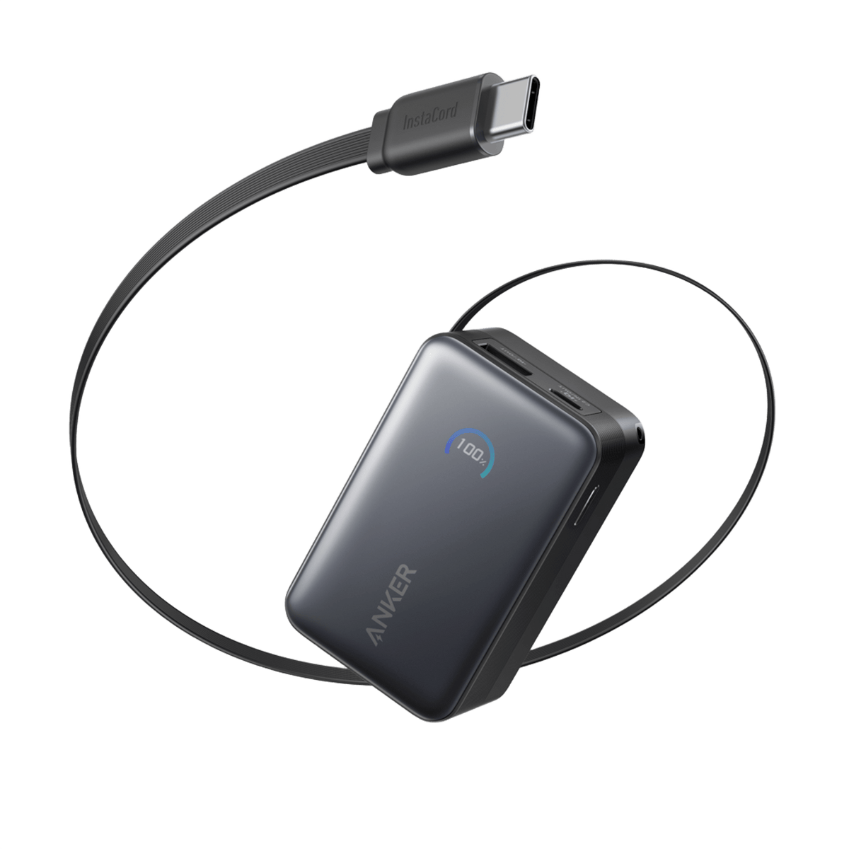 Anker Nano 45W Retractable Power Bank, 10K