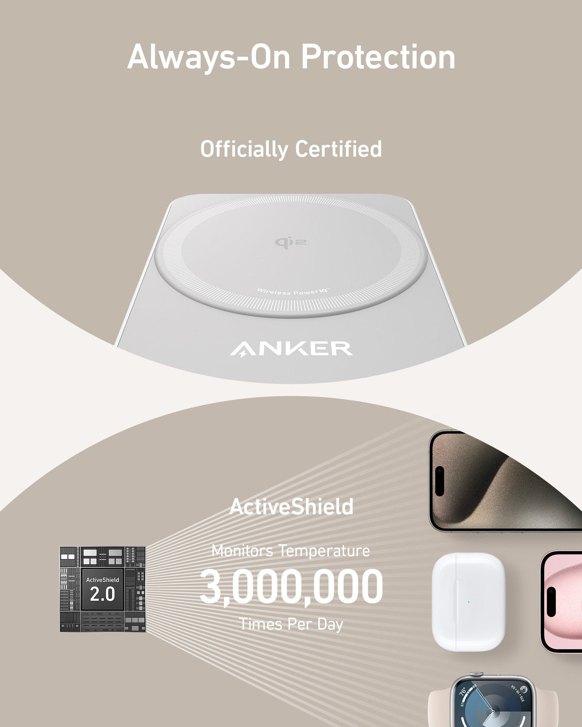 Anker MagGo Foldable 3-in-1 Charging Station