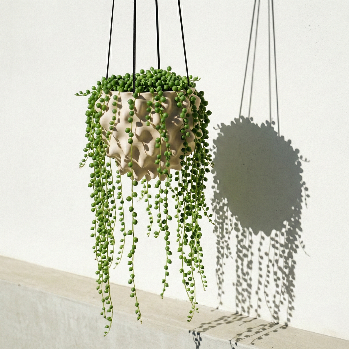 Creature Orb Hanging Planter with Drainage
