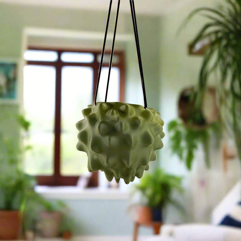 Creature Orb Hanging Planter with Drainage