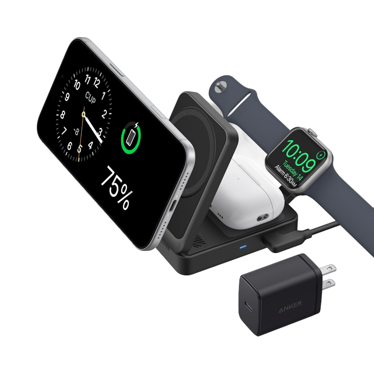 Anker MagGo Foldable 3-in-1 Charging Station