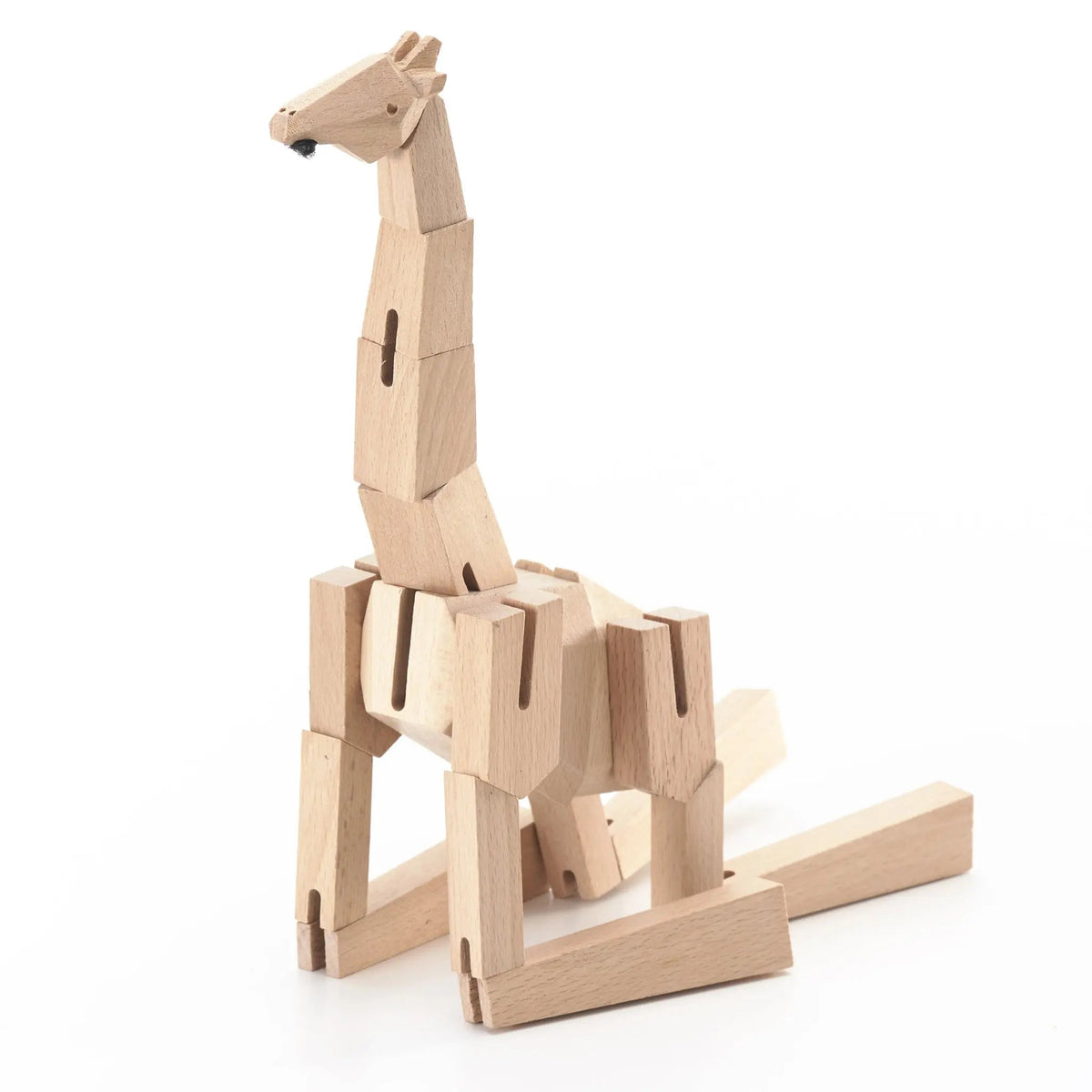 Morphits® Wooden Giraffe Interactive Art Piece