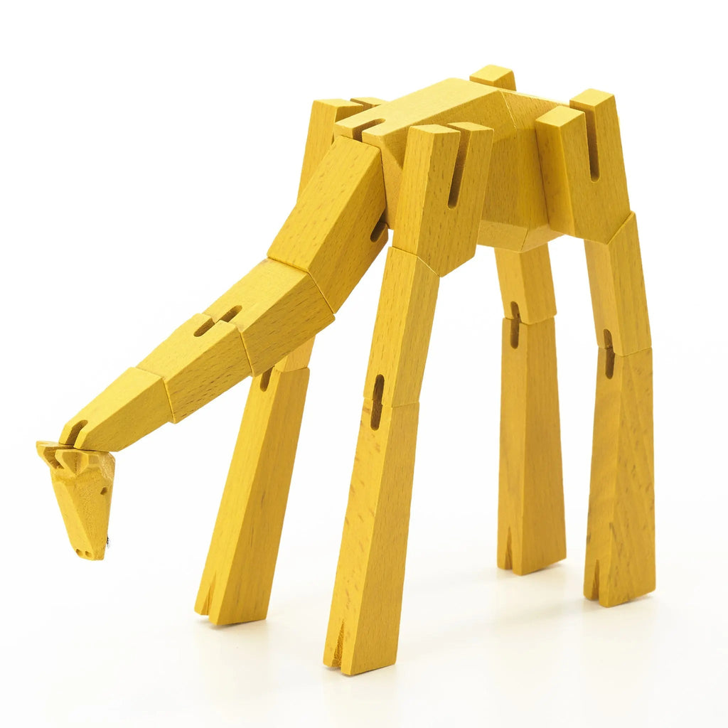 Morphits® Wooden Giraffe Interactive Art Piece