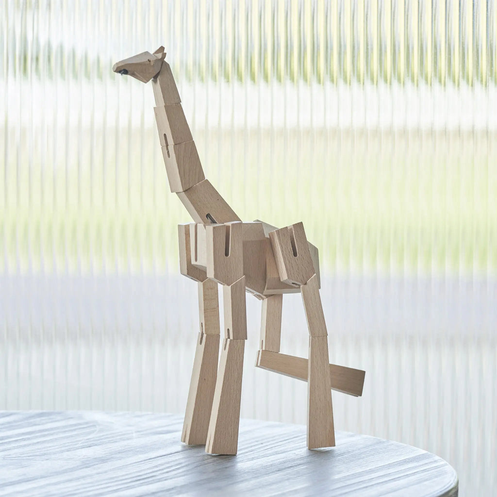 Morphits® Wooden Giraffe Interactive Art Piece