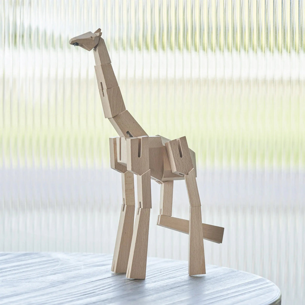 Morphits® Wooden Giraffe Interactive Art Piece